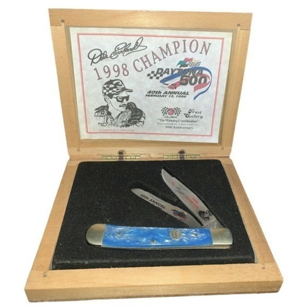 Dale Earnhardt 1998 Daytona 500‎ Champion Frost Cutlery Limited Edition Knife